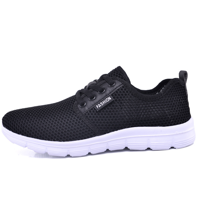 One piece Amazon independent station large size men's sports shoes 2024 mesh casual couple women's running shoes