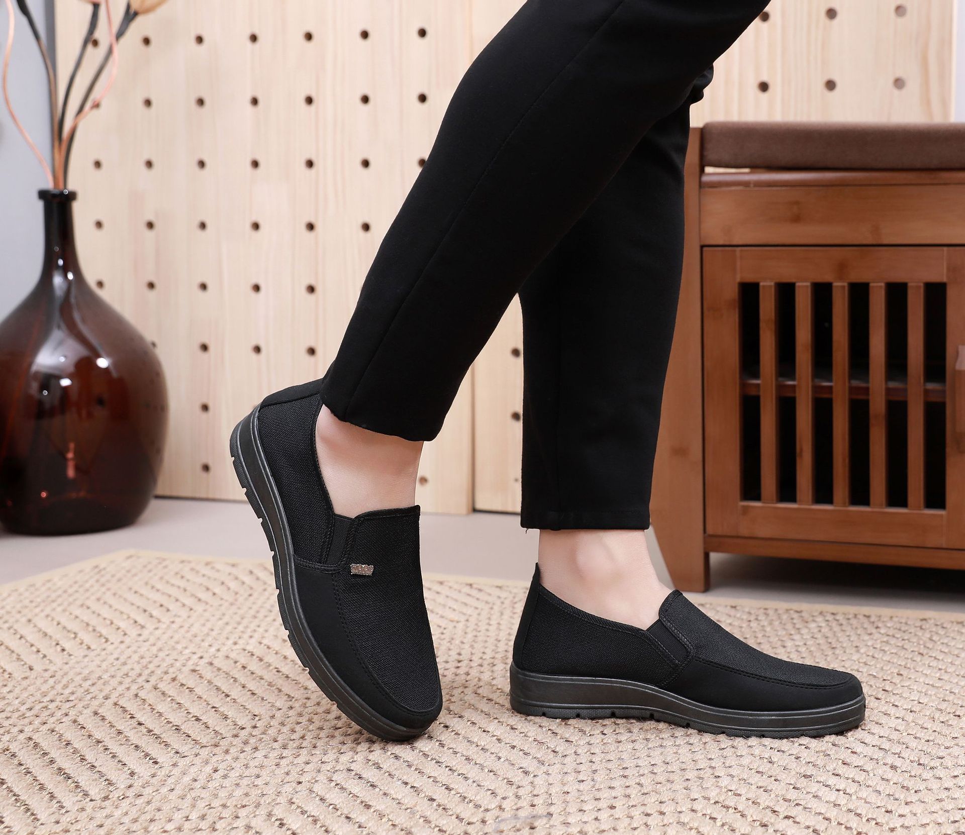 🔥Last Day Promotion 70% OFF 🎁 Men's Casual Leather Good Arch Support & Non-slip Outdoor Breathable Walking Shoes - 2002