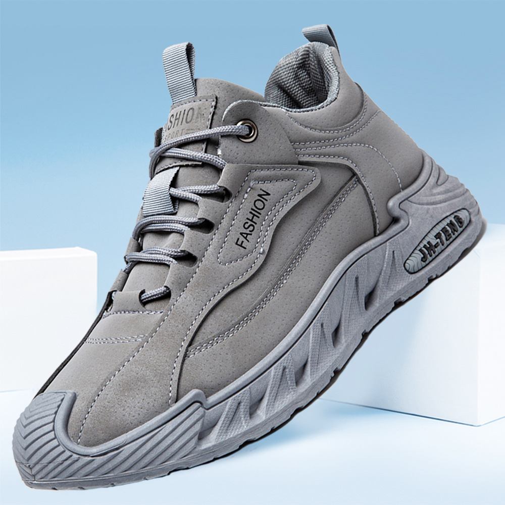2024 new men's shoes spring and autumn new casual shoes fashion outdoor work shoes trendy retro low-top Martin shoes