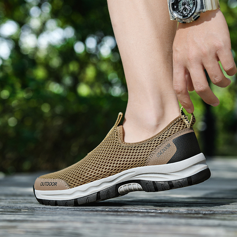 🔥Last Day Promotion 70% OFF 🎁 Men's Good Arch Support & Non-slip Outdoor Breathable Walking Shoes - 3008
