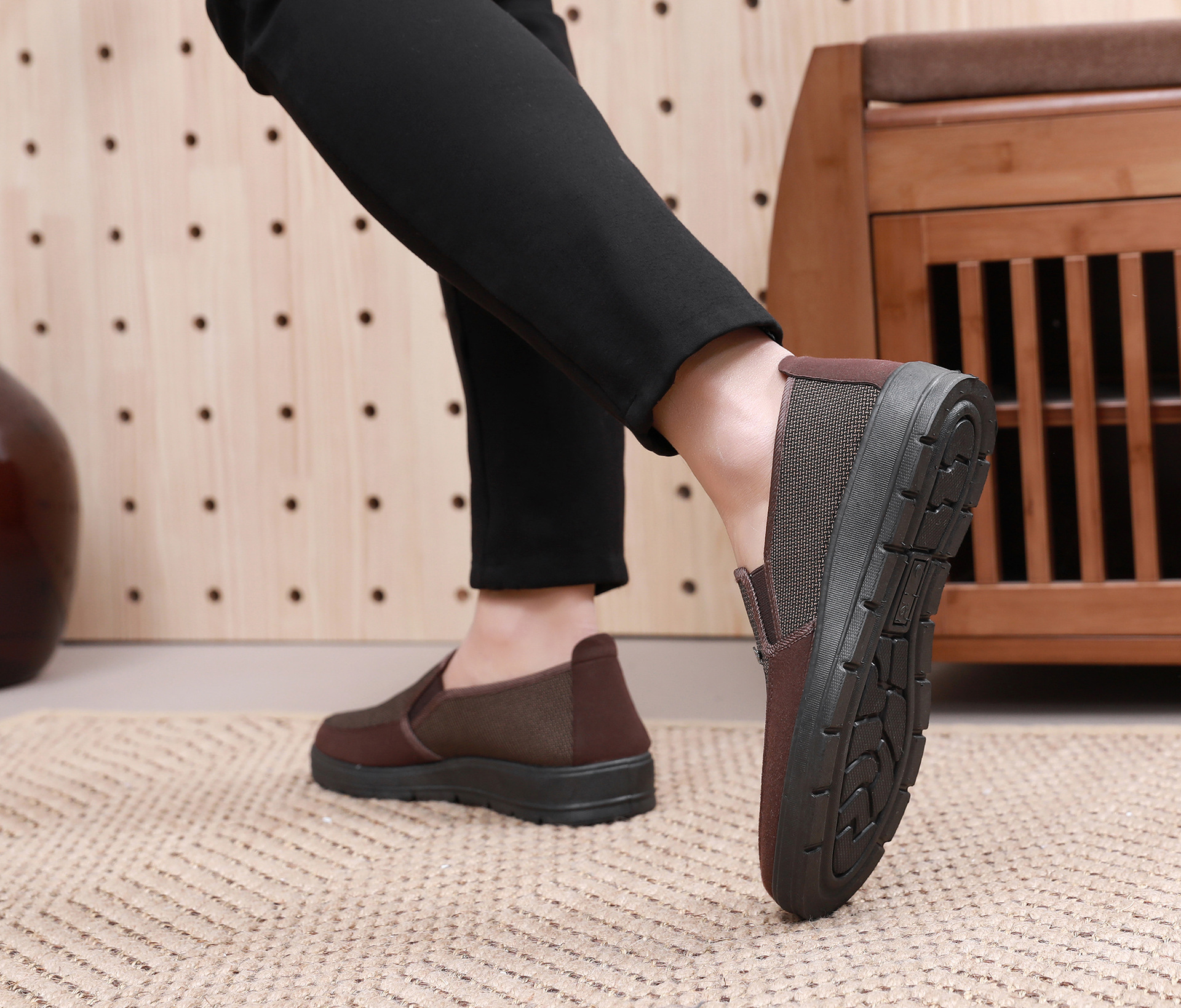 🔥Last Day Promotion 70% OFF 🎁 Men's Casual Leather Good Arch Support & Non-slip Outdoor Breathable Walking Shoes - 2002