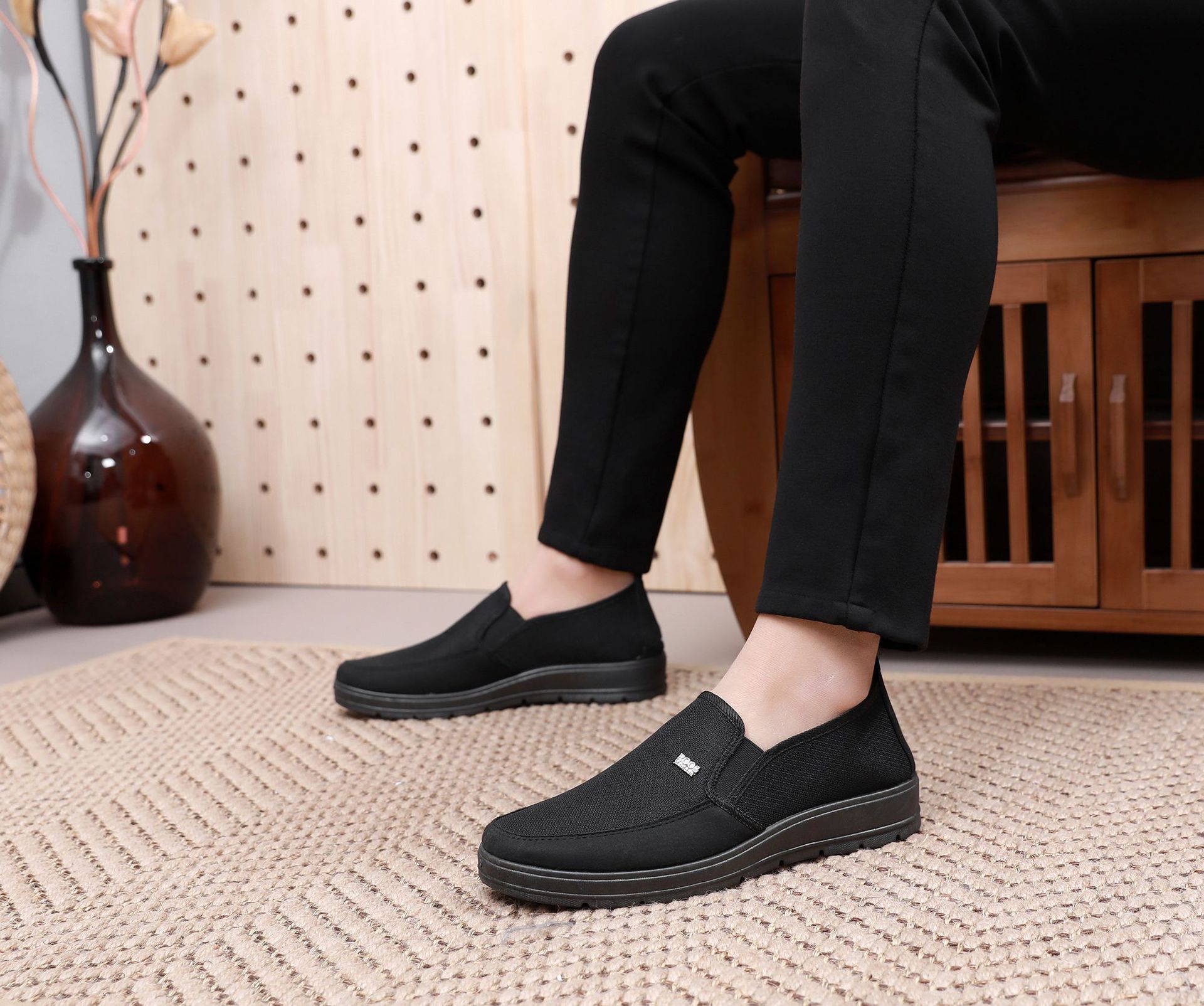 🔥Last Day Promotion 70% OFF 🎁 Men's Casual Leather Good Arch Support & Non-slip Outdoor Breathable Walking Shoes - 2002