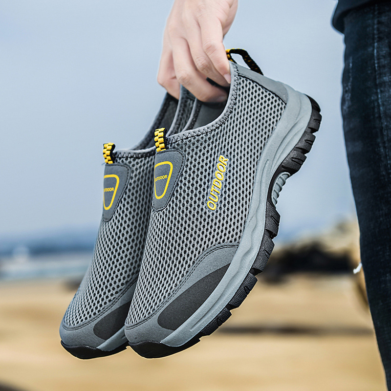 🔥Last Day Promotion 70% OFF 🎁 Men's Good Arch Support & Non-slip Outdoor Breathable Walking Shoes - 3006