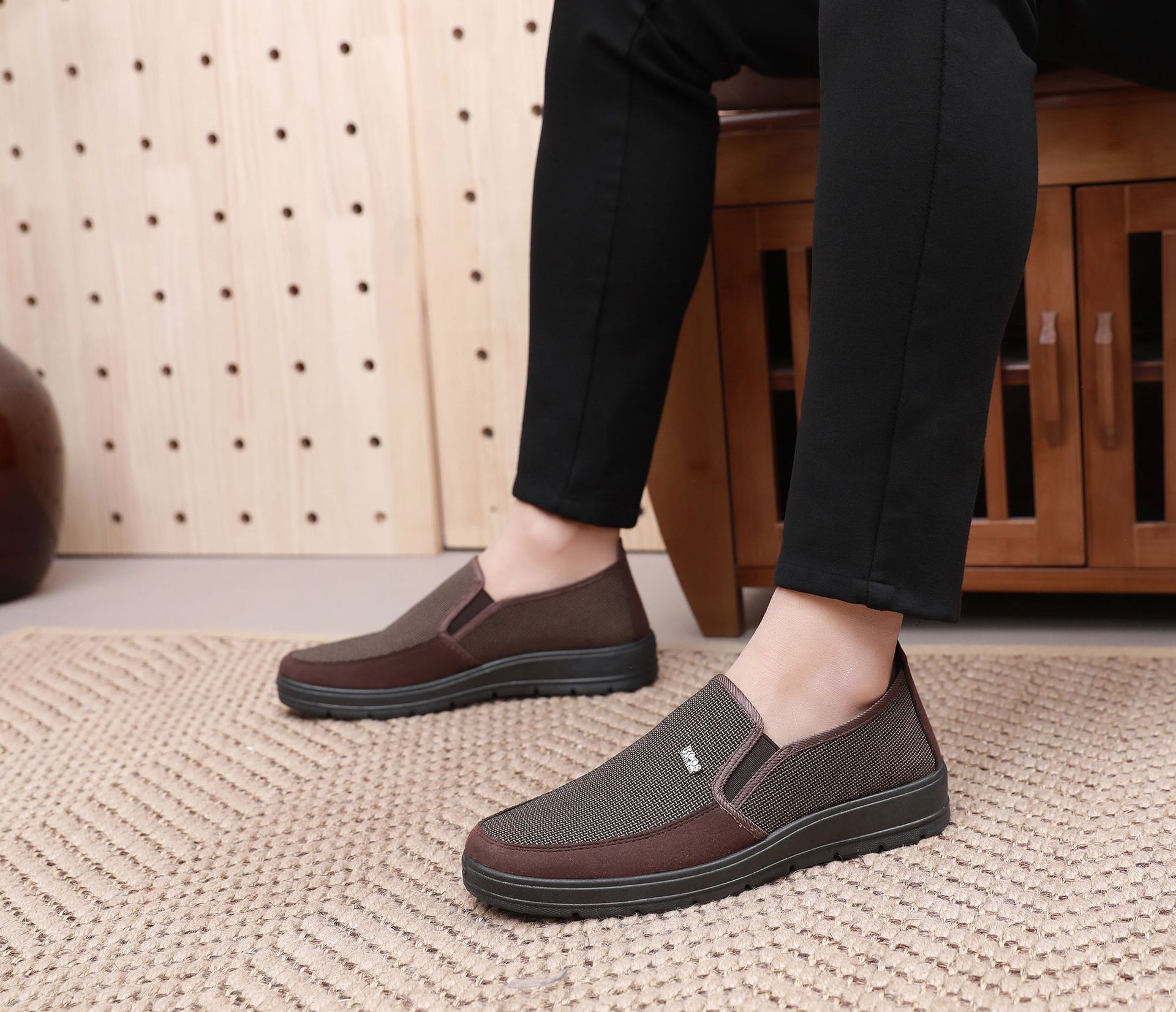 🔥Last Day Promotion 70% OFF 🎁 Men's Casual Leather Good Arch Support & Non-slip Outdoor Breathable Walking Shoes - 2002