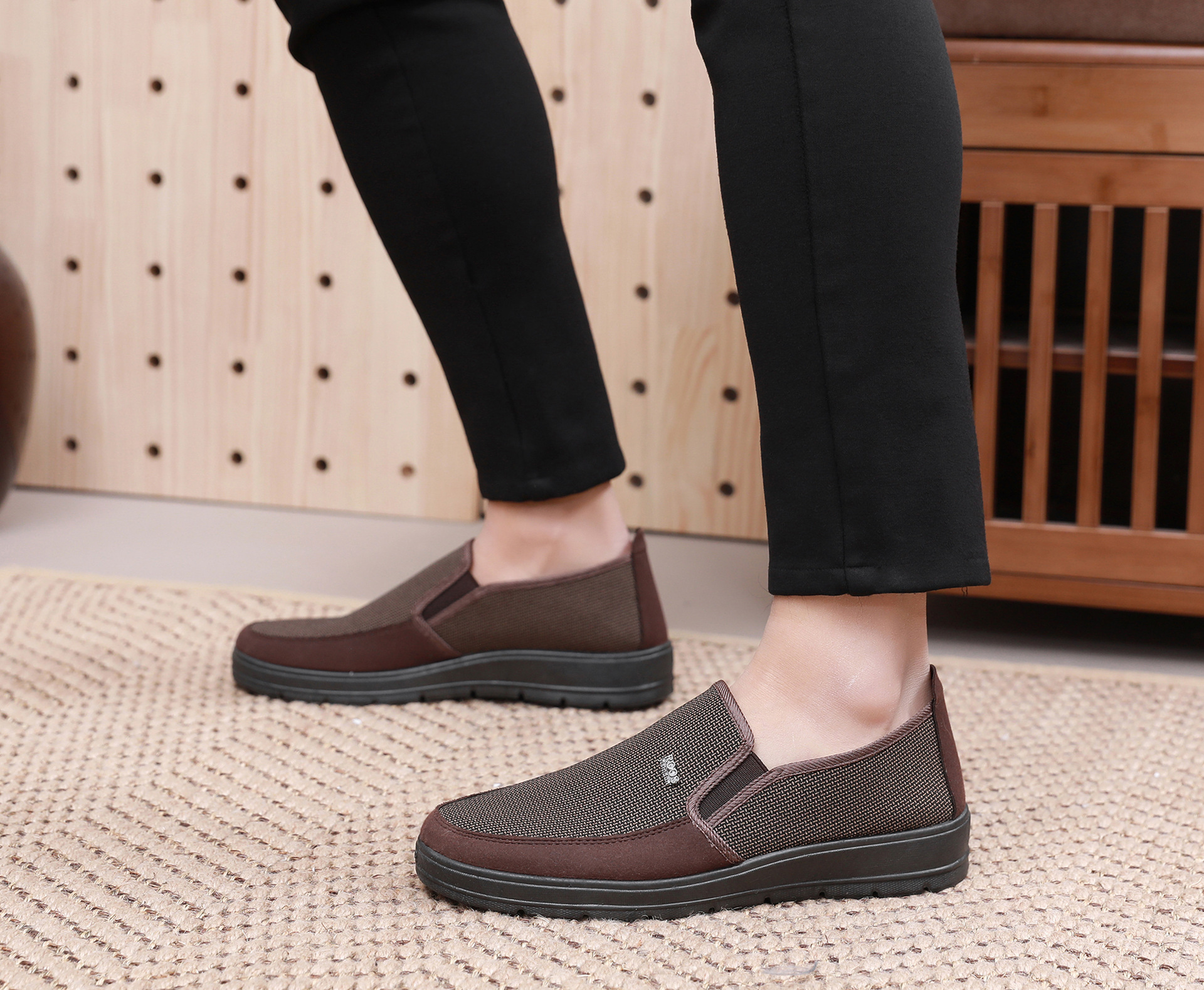 🔥Last Day Promotion 70% OFF 🎁 Men's Casual Leather Good Arch Support & Non-slip Outdoor Breathable Walking Shoes - 2002