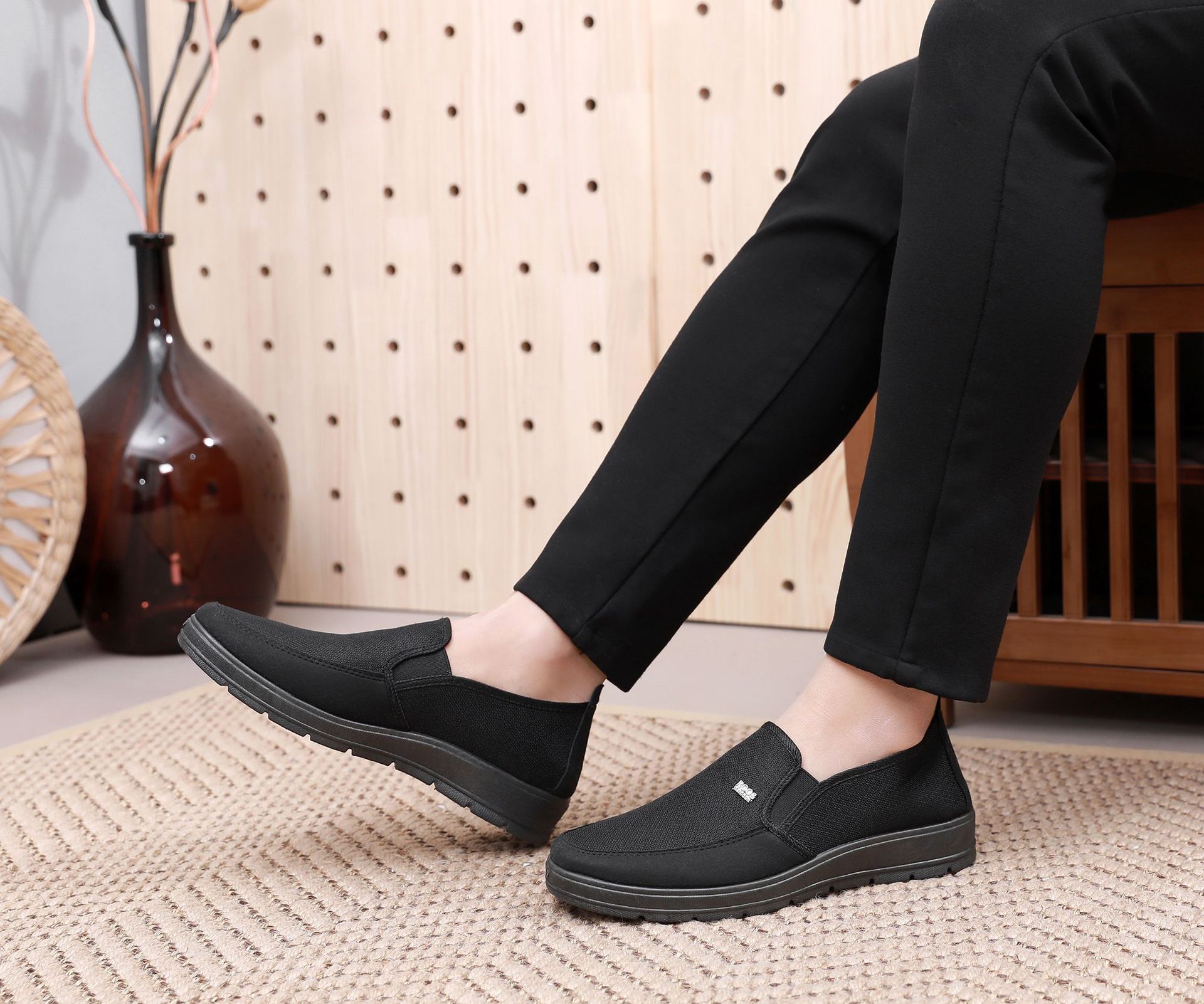 🔥Last Day Promotion 70% OFF 🎁 Men's Casual Leather Good Arch Support & Non-slip Outdoor Breathable Walking Shoes - 2002