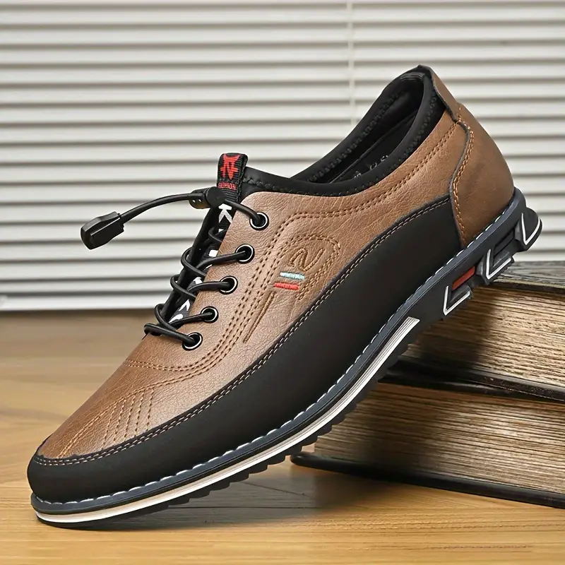 🔥On This Week Sale 70% OFF🔥 Men's Casual Shoes - Elastic Shoelaces, Wear-Resistant Non-Slip Soles for Outdoor & Office Daily Wear