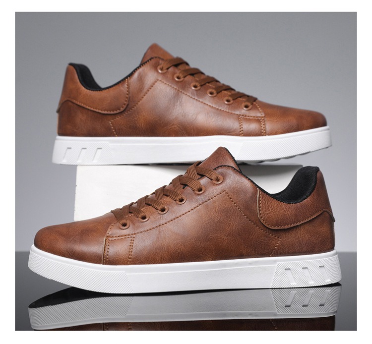🔥Last Day Promotion 70% OFF 🎁 Men's Casual Leather Good Arch Support & Non-slip Outdoor Breathable Walking Shoes - 6801