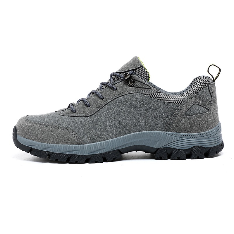 Men's Lightweight Non-Slip Suede Leather Outdoor Shoes,Comfy Orthopedic Walking Shoes - 4004
