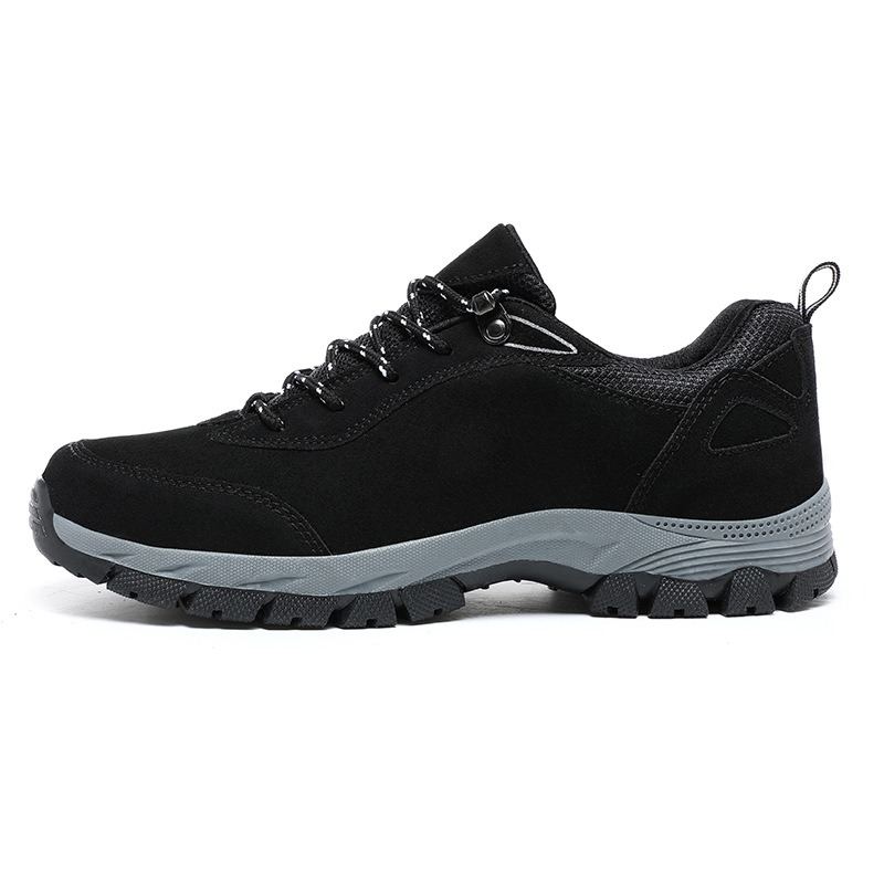 Men's Lightweight Non-Slip Suede Leather Outdoor Shoes,Comfy Orthopedic Walking Shoes - 4004