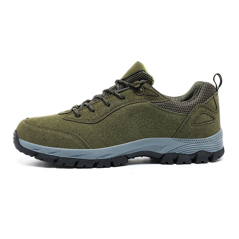 Men's Lightweight Non-Slip Suede Leather Outdoor Shoes,Comfy Orthopedic Walking Shoes - 4004