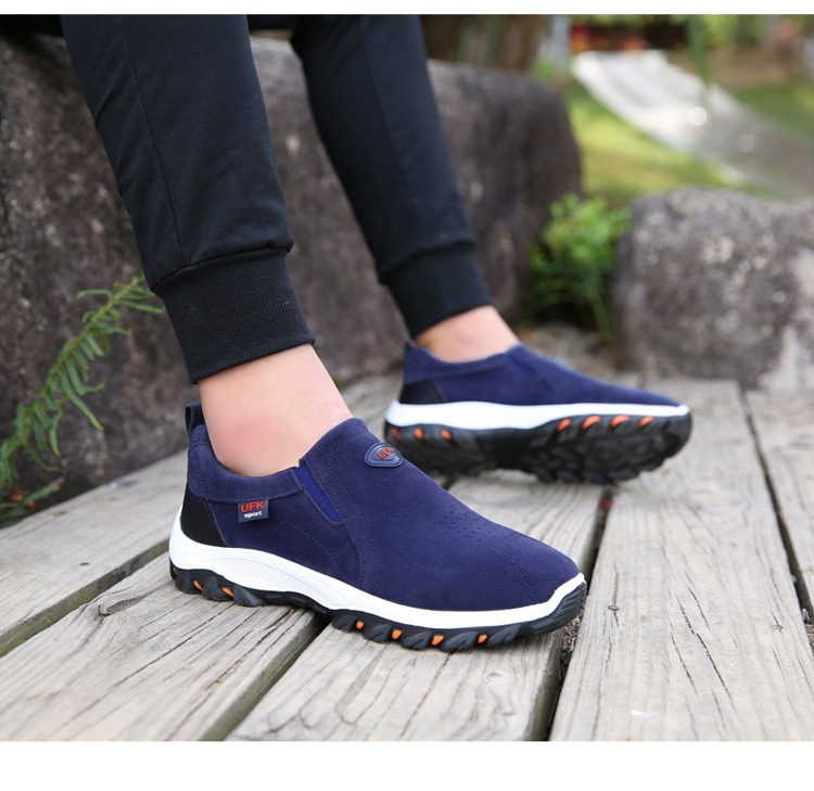🔥Last Day Promotion 70% OFF 🎁  Men's Outdoor Non-slip Comfy Arch Support Walking Shoes, Comfy Orthopedic Walking Shoes - 2012