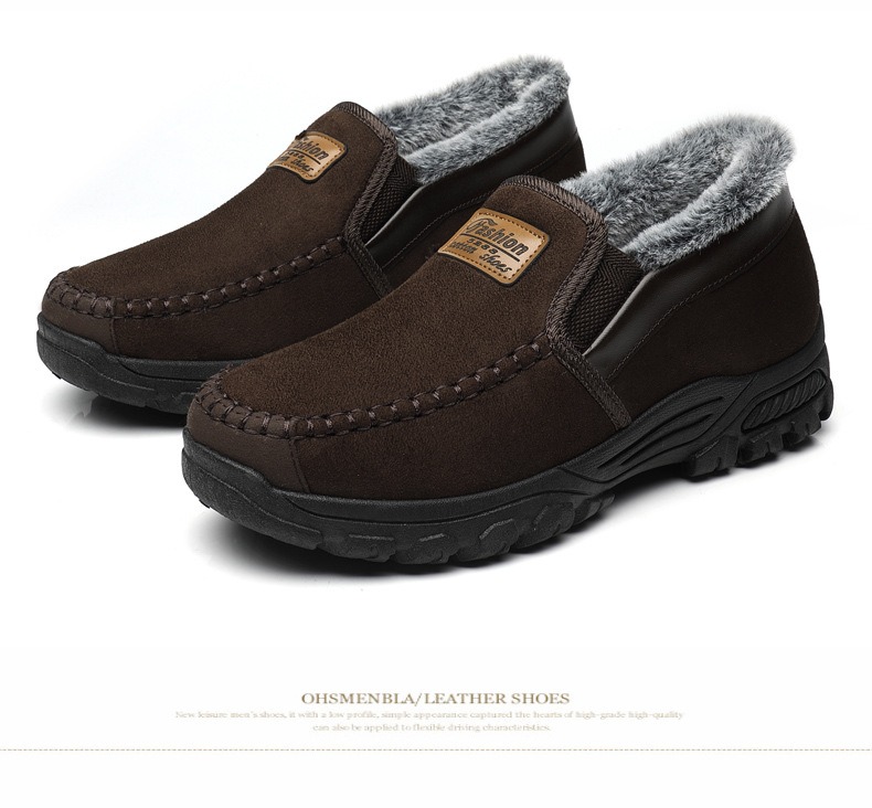🔥Last Day Promotion 70% OFF 🎁 🔥Cotton Velvet Winter Warm Non-slip Shoes FOR MALE & FEMALE - 2031
