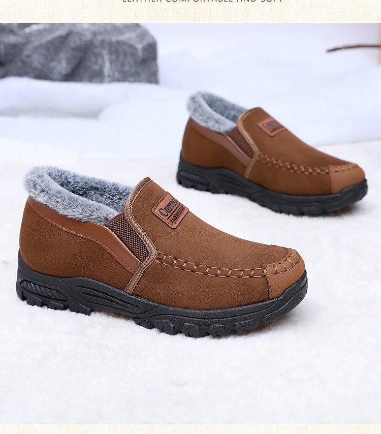 🔥Last Day Promotion 70% OFF 🎁 🔥Cotton Velvet Winter Warm Non-slip Shoes FOR MALE & FEMALE - 2031