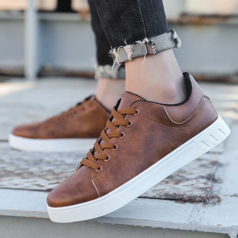 🔥Last Day Promotion 70% OFF 🎁 Men's Casual Leather Good Arch Support & Non-slip Outdoor Breathable Walking Shoes - 6801