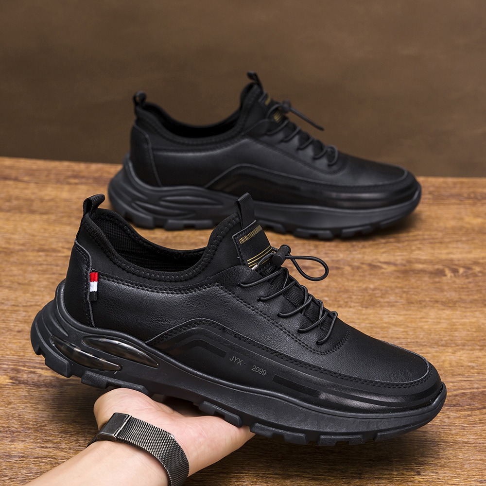 🔥Last Day Promotion 70% OFF 🎁 Men's Casual Leather Good Arch Support & Non-slip Outdoor Breathable Walking Shoes - 6803