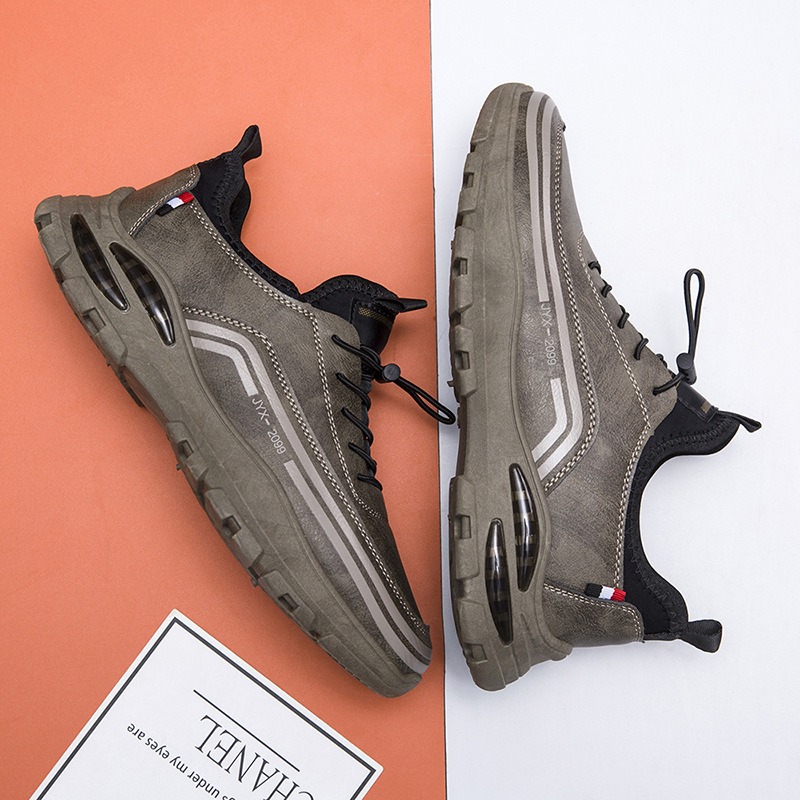 🔥Last Day Promotion 70% OFF 🎁 Men's Casual Leather Good Arch Support & Non-slip Outdoor Breathable Walking Shoes - 6803