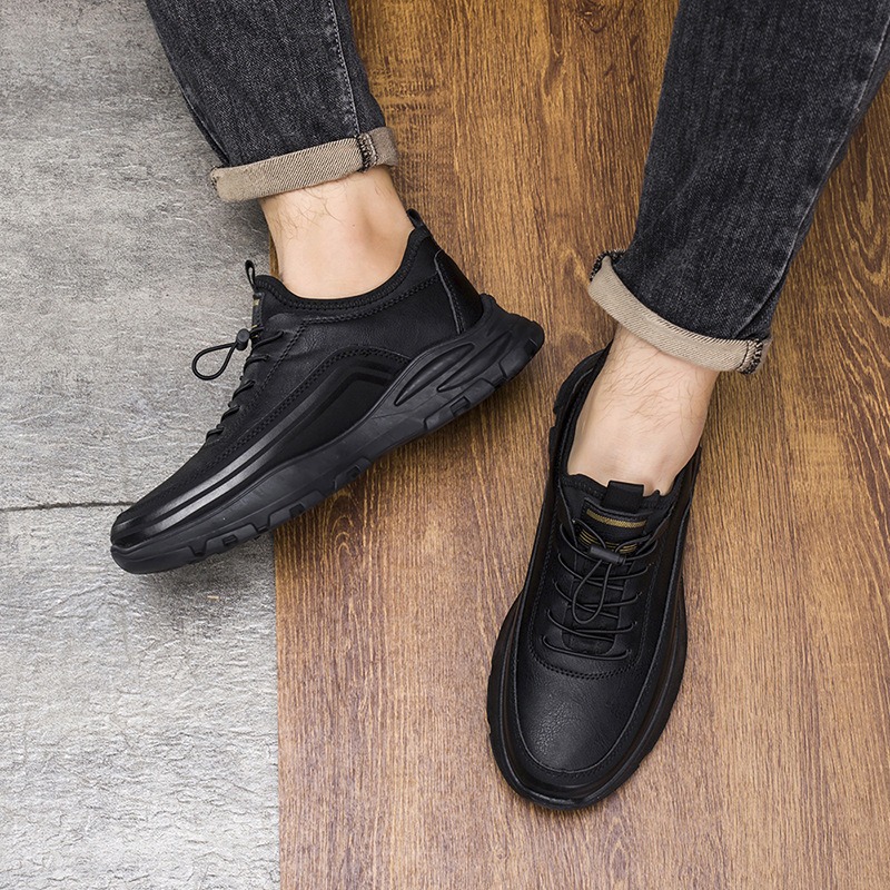 🔥Last Day Promotion 70% OFF 🎁 Men's Casual Leather Good Arch Support & Non-slip Outdoor Breathable Walking Shoes - 6803