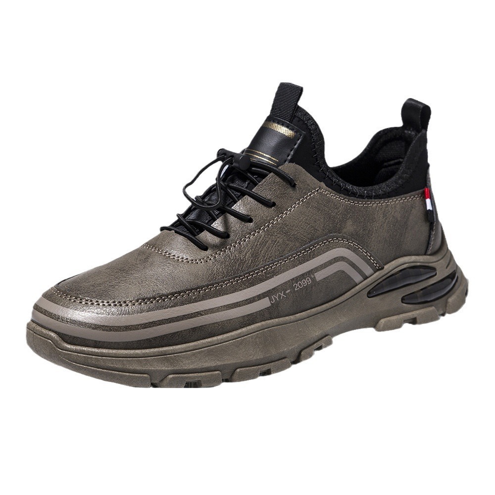 🔥Last Day Promotion 70% OFF 🎁 Men's Casual Leather Good Arch Support & Non-slip Outdoor Breathable Walking Shoes - 6803