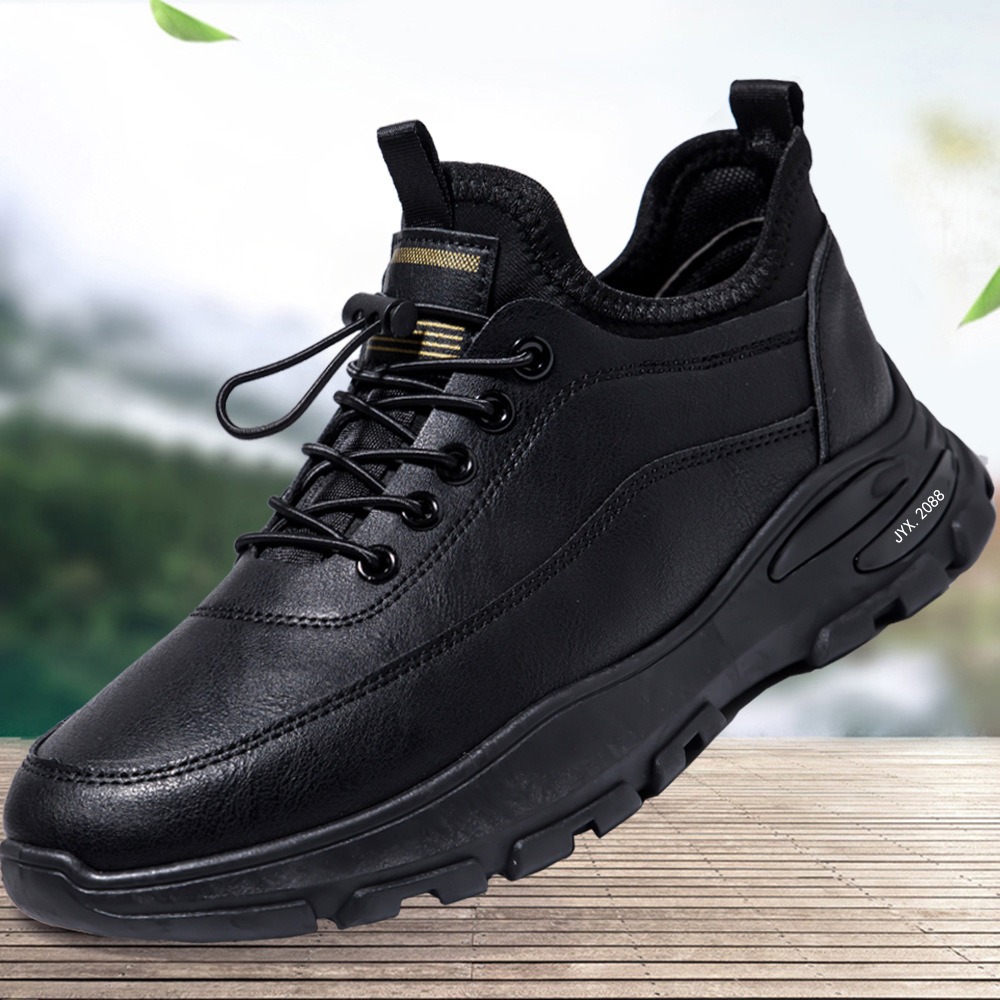 🔥Last Day Promotion 70% OFF 🎁 Men's Casual Leather Good Arch Support & Non-slip Outdoor Breathable Walking Shoes - 6803
