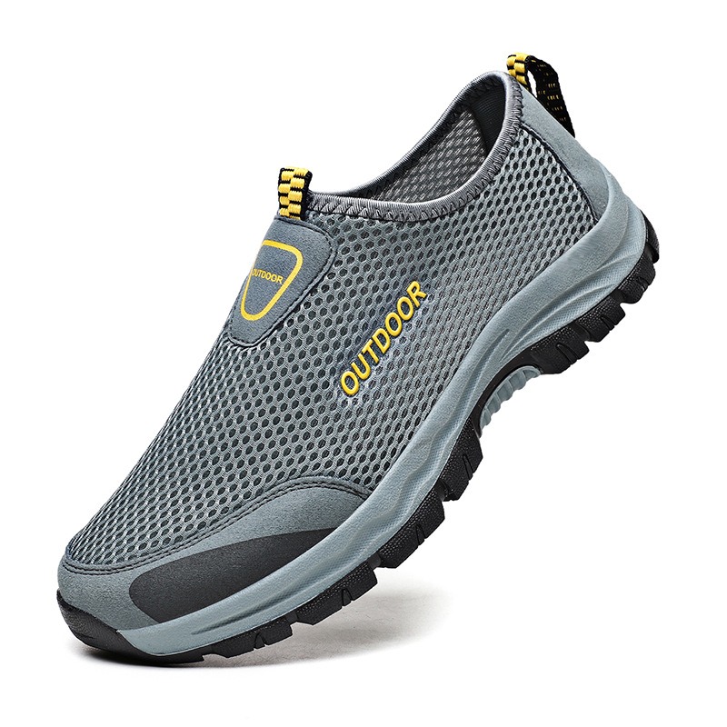 🔥Last Day Promotion 70% OFF 🎁 Men's Comfy Hollow Out Breathable Mesh Casual Walking Shoes - 6808