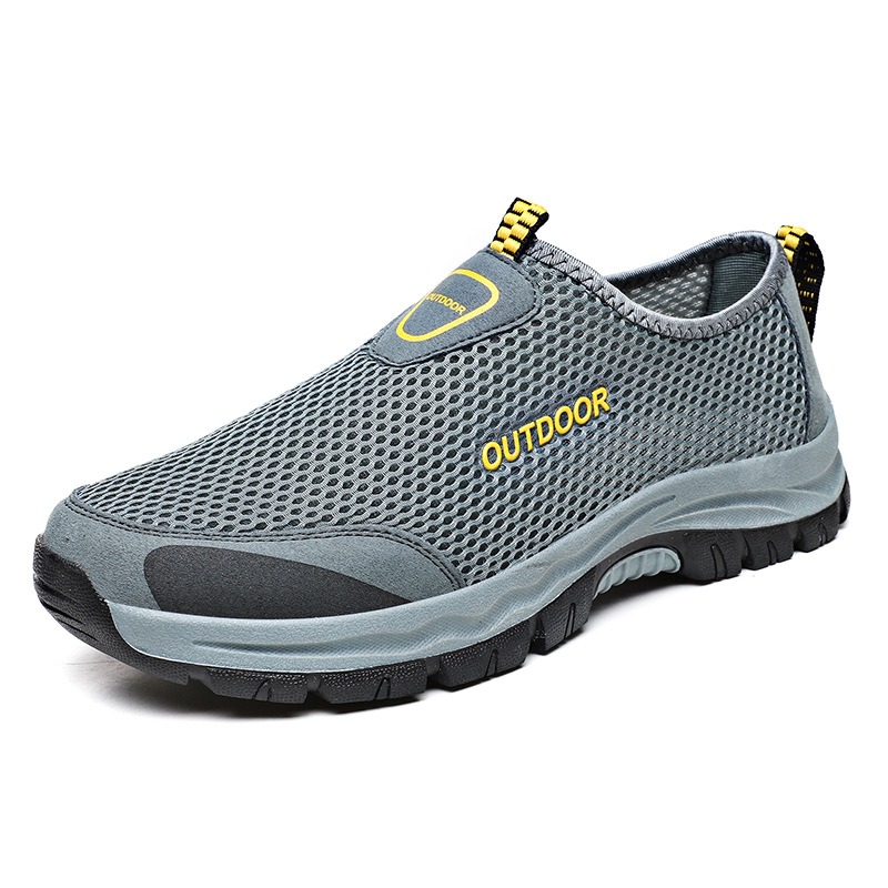 🔥Last Day Promotion 70% OFF 🎁 Men's Comfy Hollow Out Breathable Mesh Casual Walking Shoes - 6808