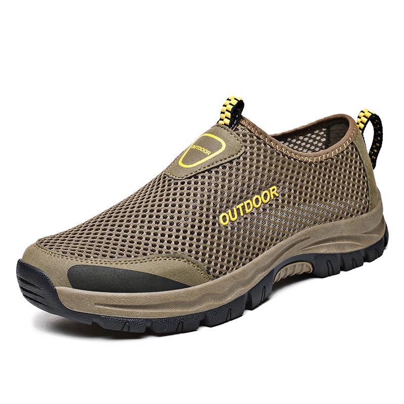 🔥Last Day Promotion 70% OFF 🎁 Men's Comfy Hollow Out Breathable Mesh Casual Walking Shoes - 6808