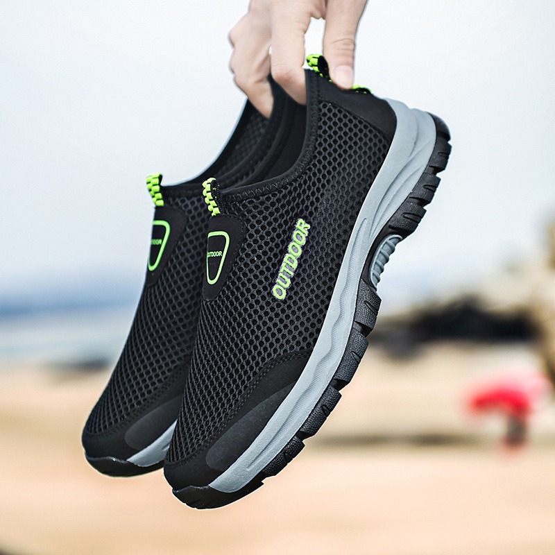 🔥Last Day Promotion 70% OFF 🎁 Men's Comfy Hollow Out Breathable Mesh Casual Walking Shoes - 6808