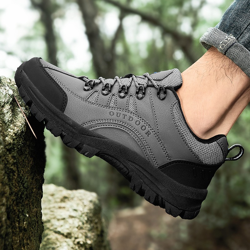 🔥Now 70% Discount 🎁 - Men's Casual Leather Good Arch Support & Non-slip Outdoor  Breathable Walking Shoes -5001