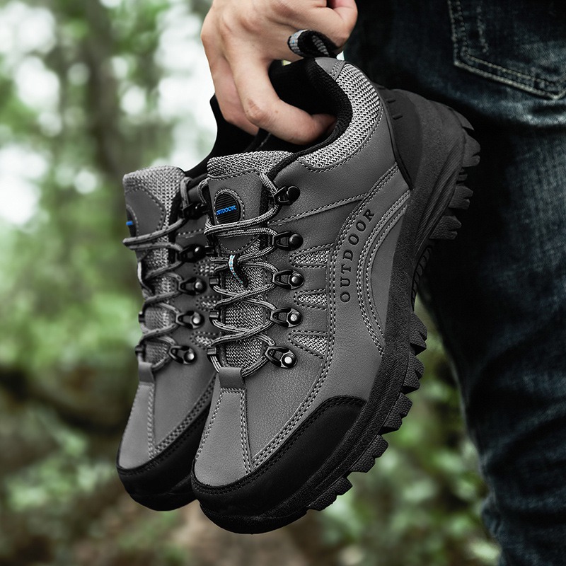 🔥Now 70% Discount 🎁 - Men's Casual Leather Good Arch Support & Non-slip Outdoor  Breathable Walking Shoes -5001