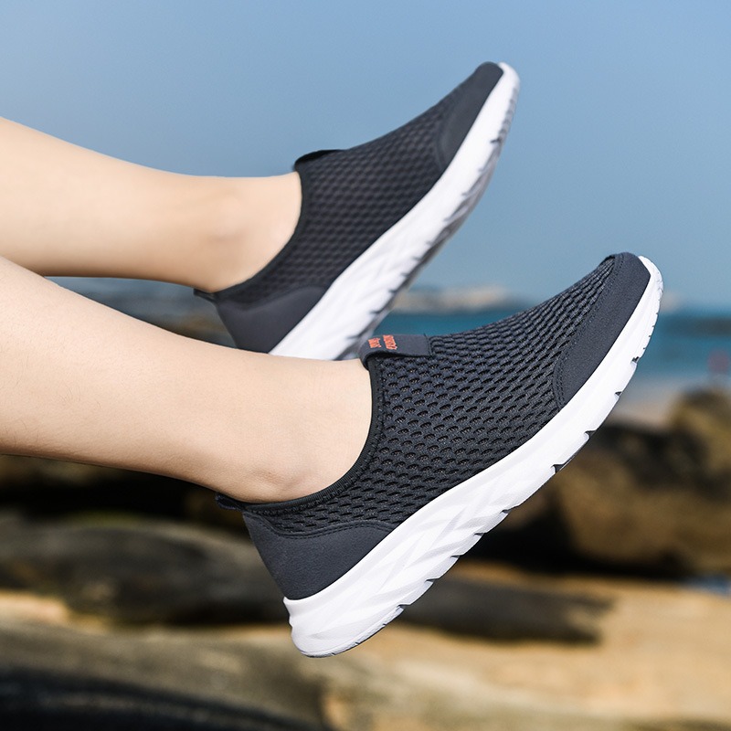 🔥Last Day Promotion 70% OFF 🎁 Men's Casual Leather Good Arch Support & Non-slip Outdoor Breathable Walking Shoes - 2001