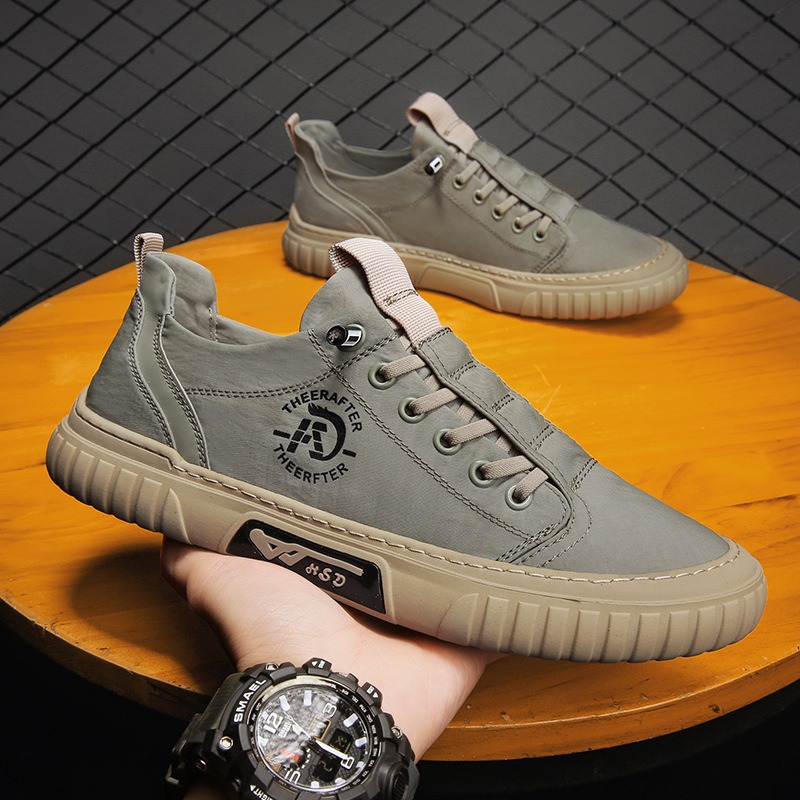 🔥Last Day Promotion 70% OFF 🎁 Men's Casual Leather Good Arch Support & Non-slip Outdoor Breathable Walking Shoes - 2058