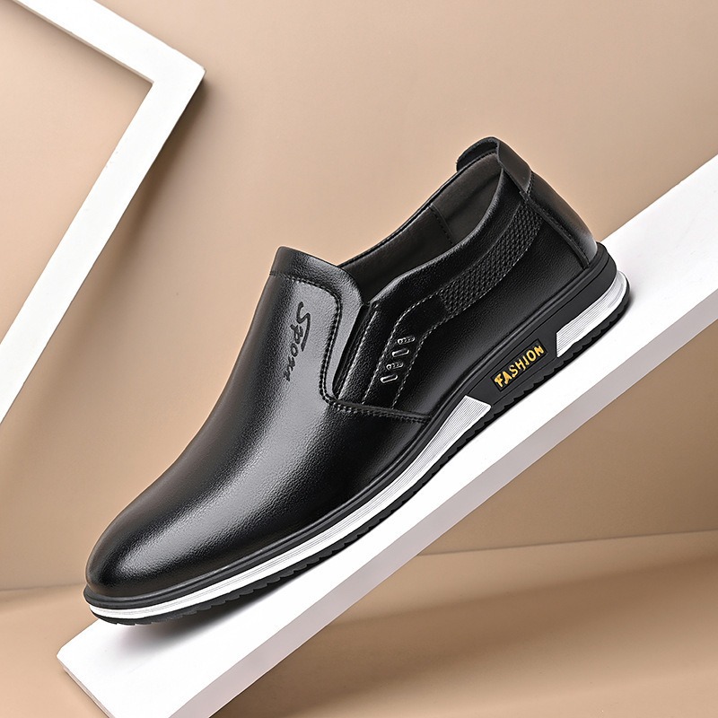 🔥Hot Sale🎁—70% OFF 🎉Men Splicing Non Slip Business Casual Comfortable Leather Oxfords - 2065