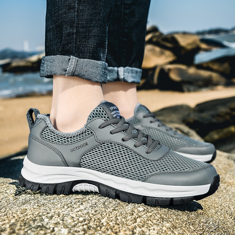 🔥Last Day Promotion 70% OFF 🎁 Men's Good Arch Support & Non-slip Outdoor Breathable Walking Shoes - 6002