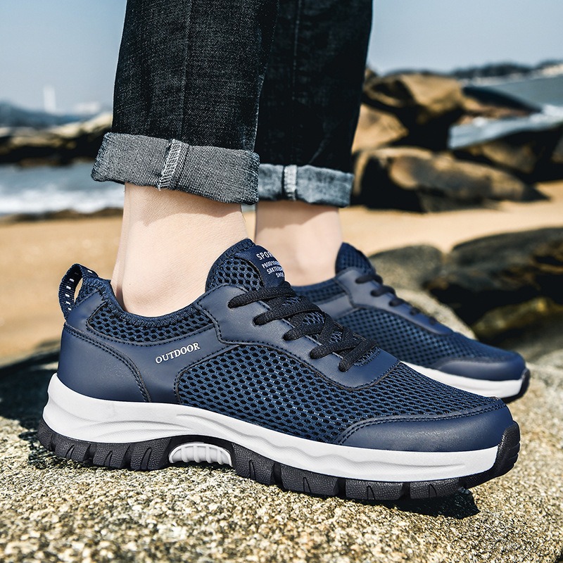 🔥Last Day Promotion 70% OFF 🎁 Men's Good Arch Support & Non-slip Outdoor Breathable Walking Shoes - 6002
