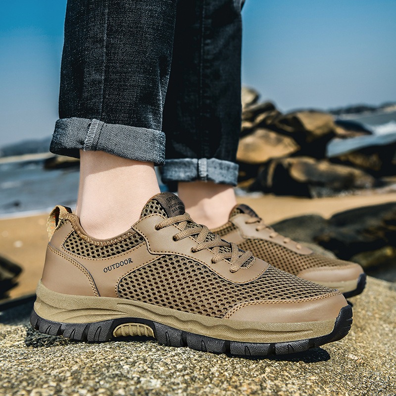 🔥Last Day Promotion 70% OFF 🎁 Men's Good Arch Support & Non-slip Outdoor Breathable Walking Shoes - 6002