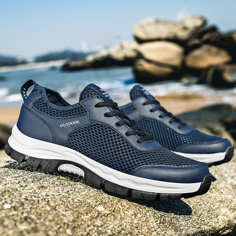 🔥Last Day Promotion 70% OFF 🎁 Men's Good Arch Support & Non-slip Outdoor Breathable Walking Shoes - 6002