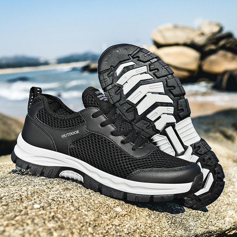 🔥Last Day Promotion 70% OFF 🎁 Men's Good Arch Support & Non-slip Outdoor Breathable Walking Shoes - 6002