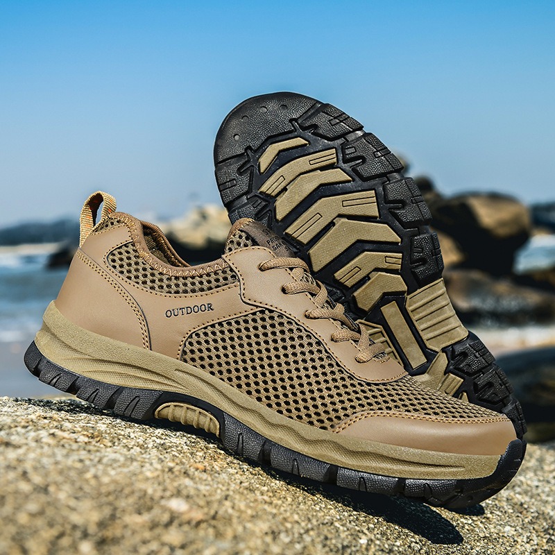🔥Last Day Promotion 70% OFF 🎁 Men's Good Arch Support & Non-slip Outdoor Breathable Walking Shoes - 6002