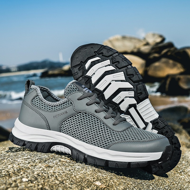🔥Last Day Promotion 70% OFF 🎁 Men's Good Arch Support & Non-slip Outdoor Breathable Walking Shoes - 6002