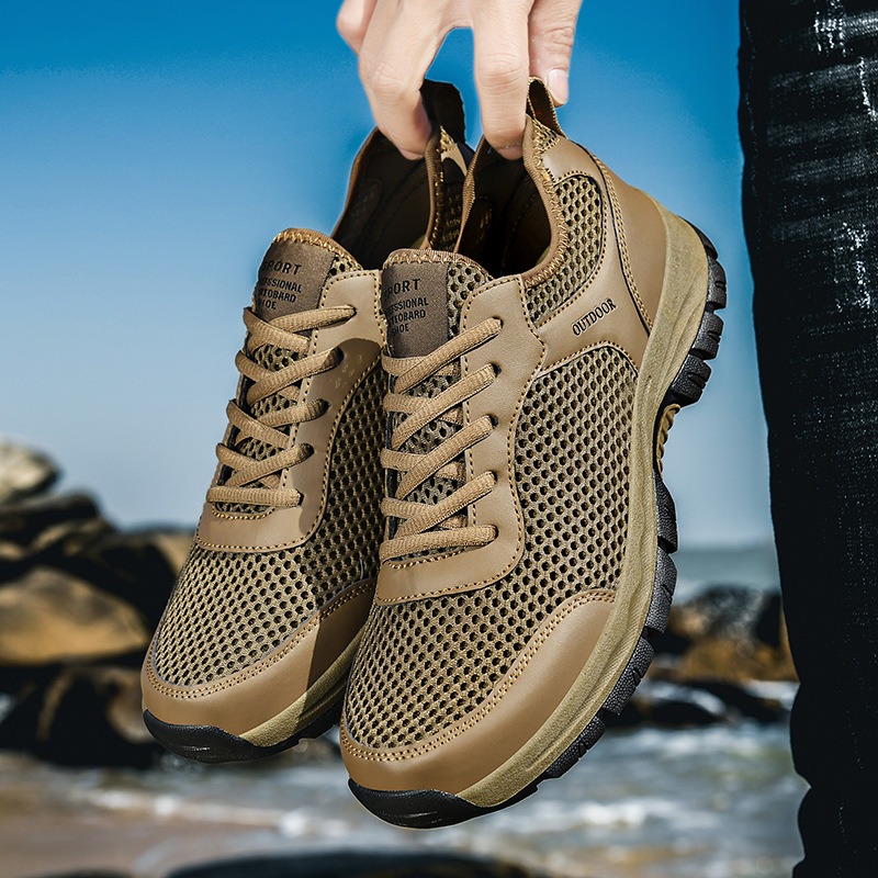 🔥Last Day Promotion 70% OFF 🎁 Men's Good Arch Support & Non-slip Outdoor Breathable Walking Shoes - 6002