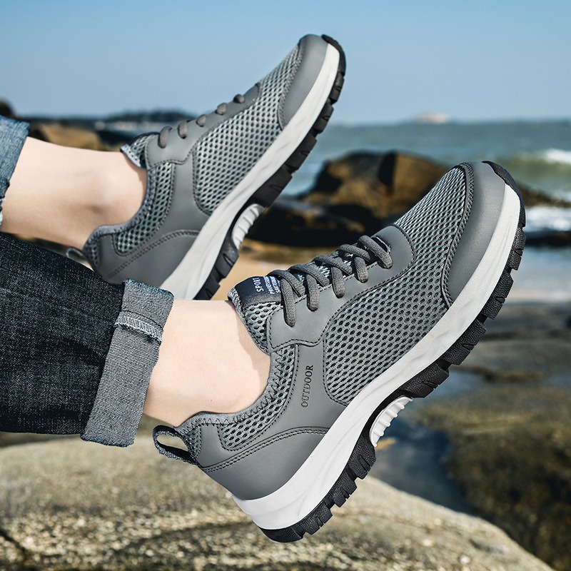🔥Last Day Promotion 70% OFF 🎁 Men's Good Arch Support & Non-slip Outdoor Breathable Walking Shoes - 6002