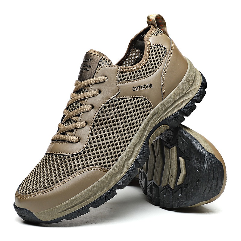 🔥Last Day Promotion 70% OFF 🎁 Men's Good Arch Support & Non-slip Outdoor Breathable Walking Shoes - 6002