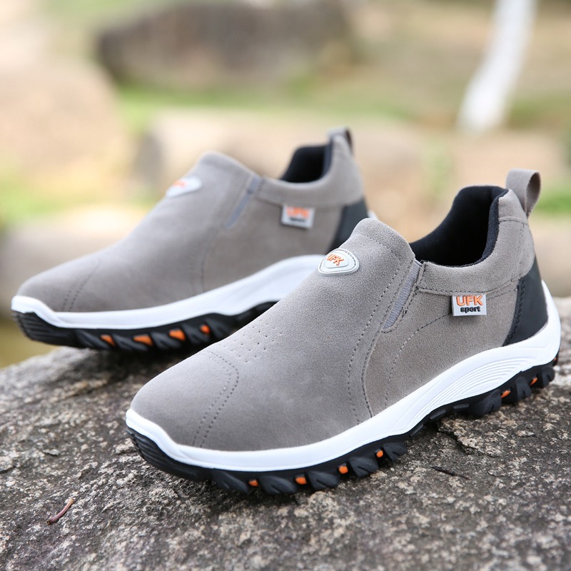 🔥Last Day Promotion 70% OFF 🎁  Men's Outdoor Non-slip Comfy Arch Support Walking Shoes, Comfy Orthopedic Walking Shoes - 2012