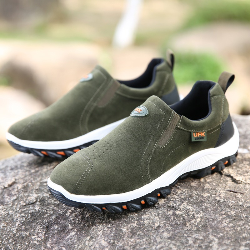 🔥Last Day Promotion 70% OFF 🎁  Men's Outdoor Non-slip Comfy Arch Support Walking Shoes, Comfy Orthopedic Walking Shoes - 2012