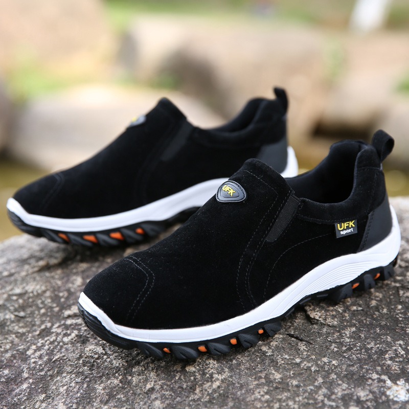 🔥Last Day Promotion 70% OFF 🎁  Men's Outdoor Non-slip Comfy Arch Support Walking Shoes, Comfy Orthopedic Walking Shoes - 2012
