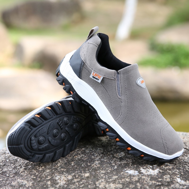 🔥Last Day Promotion 70% OFF 🎁  Men's Outdoor Non-slip Comfy Arch Support Walking Shoes, Comfy Orthopedic Walking Shoes - 2012
