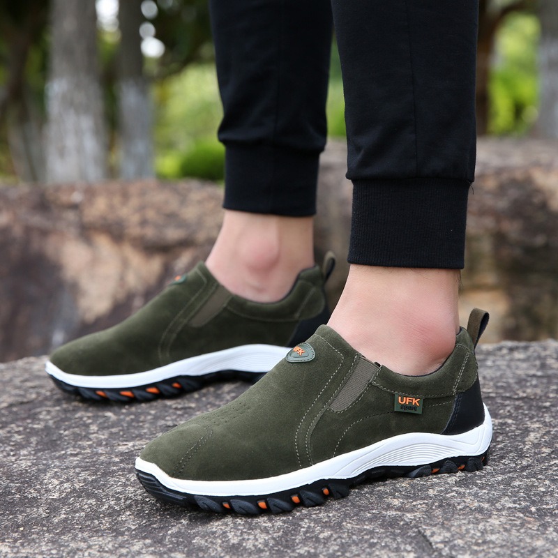 🔥Last Day Promotion 70% OFF 🎁  Men's Outdoor Non-slip Comfy Arch Support Walking Shoes, Comfy Orthopedic Walking Shoes - 2012