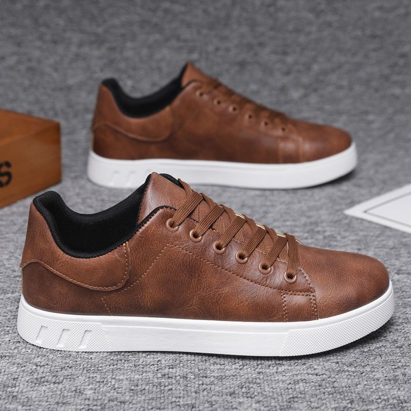 🔥Last Day Promotion 70% OFF 🎁 Men's Casual Leather Good Arch Support & Non-slip Outdoor Breathable Walking Shoes - 6801