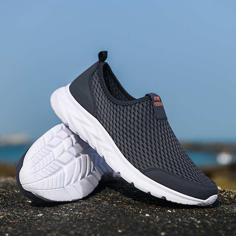 🔥Last Day Promotion 70% OFF 🎁 Men's Casual Leather Good Arch Support & Non-slip Outdoor Breathable Walking Shoes - 2001